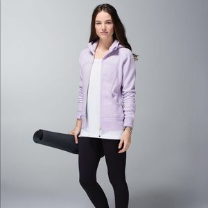 Lululemon pretty purple scuba size 2